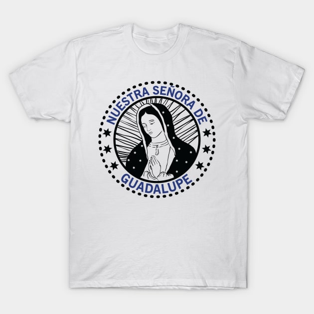 Nuestra Señora de Guadalupe T-Shirt by Litho